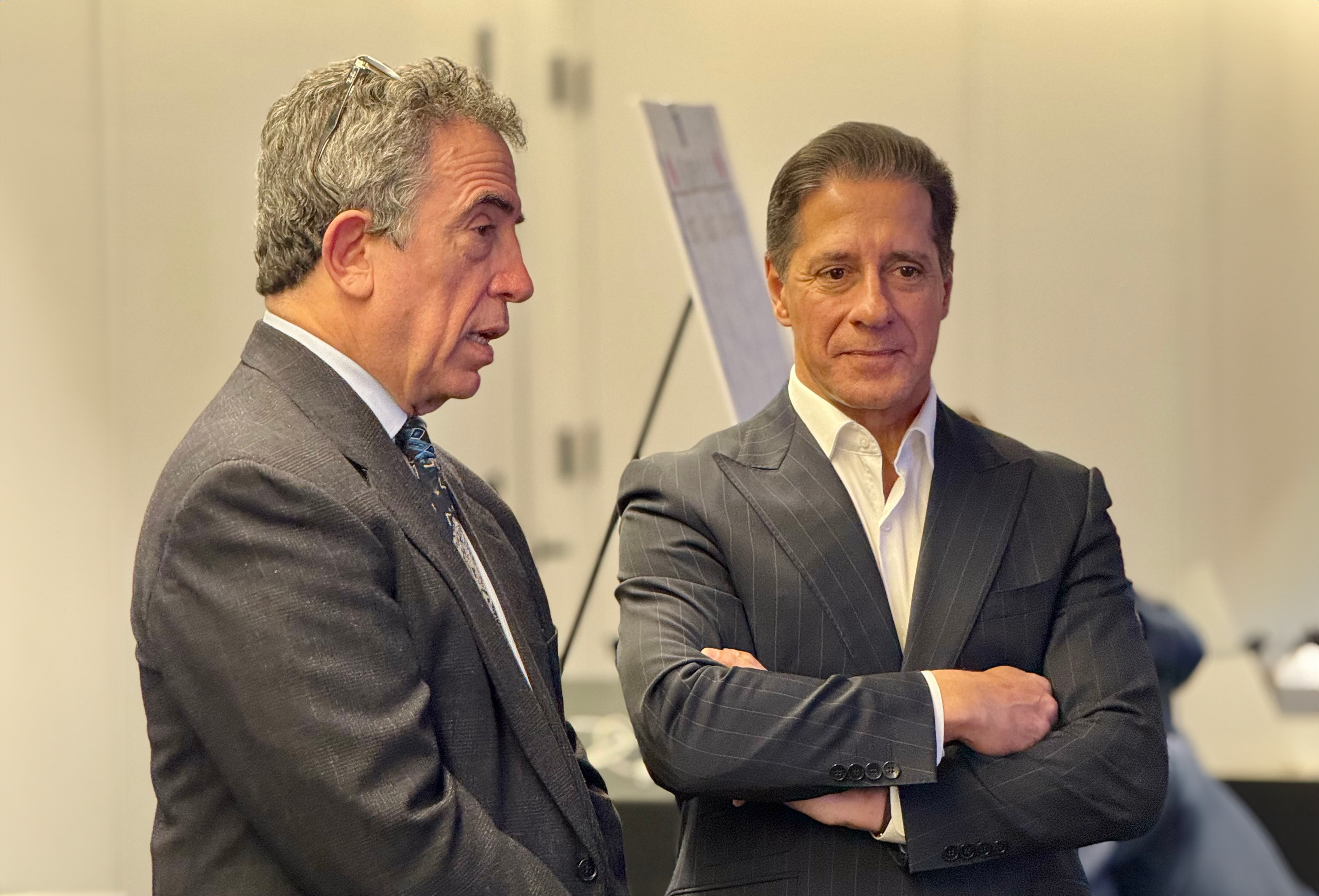 Alan Arkatov and Superintendent Alberto M. Carvalho