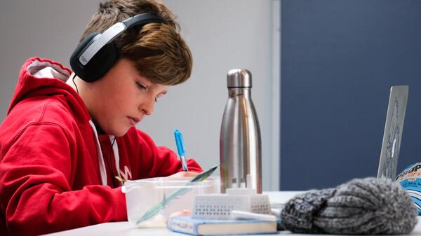 Student Doing Homework